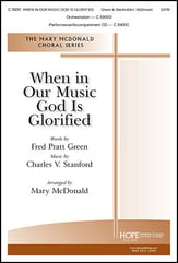 When In Our Music God Is Glorified SATB choral sheet music cover